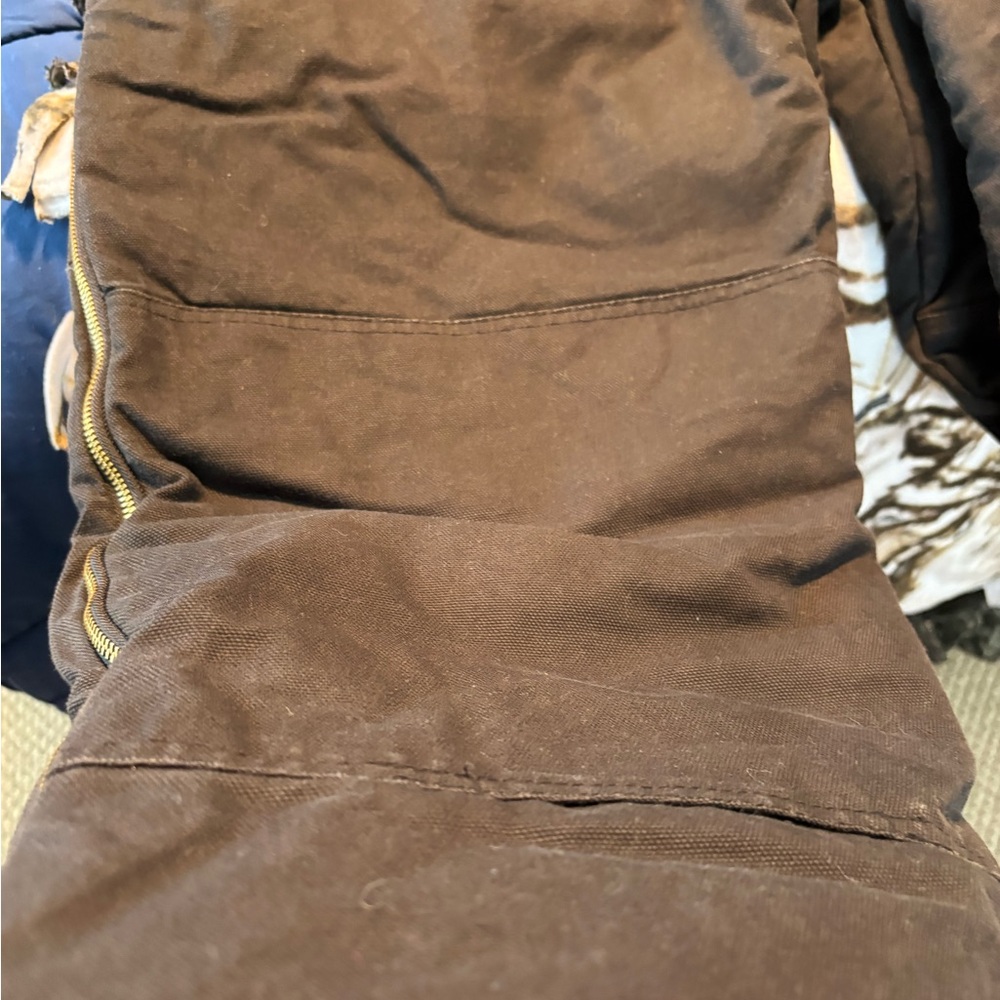Dickies Black Canvas Overalls with Logo Patch - Picture 6 of 8